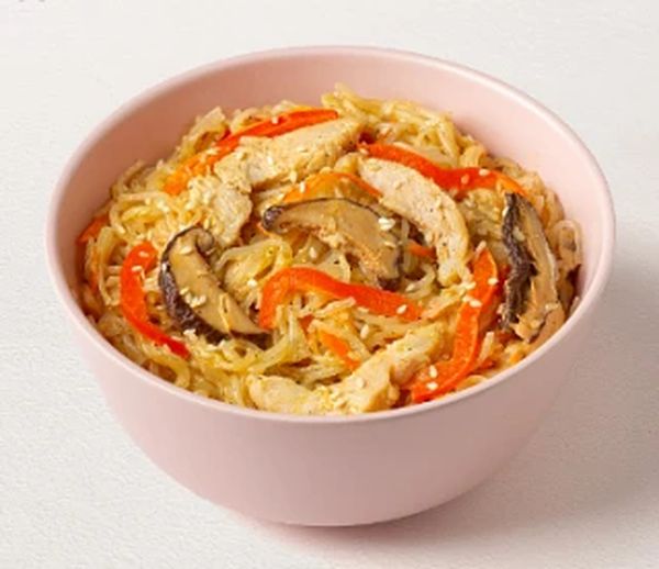 Фунчоза в сливочном соусе