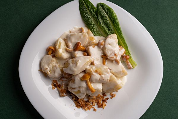 Сливочный картофель с курицей