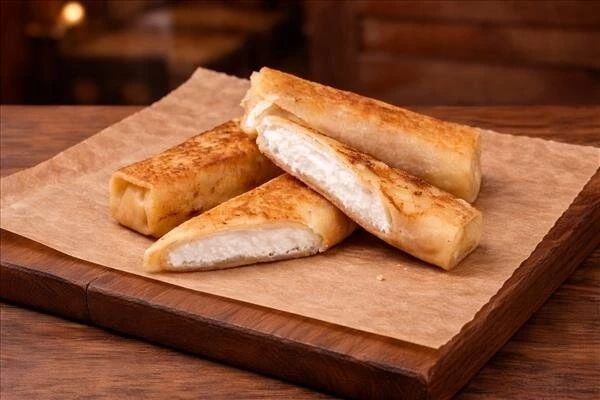 Блины с творогом