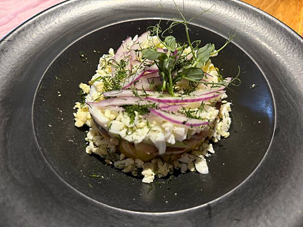 С селедкой и картофелем