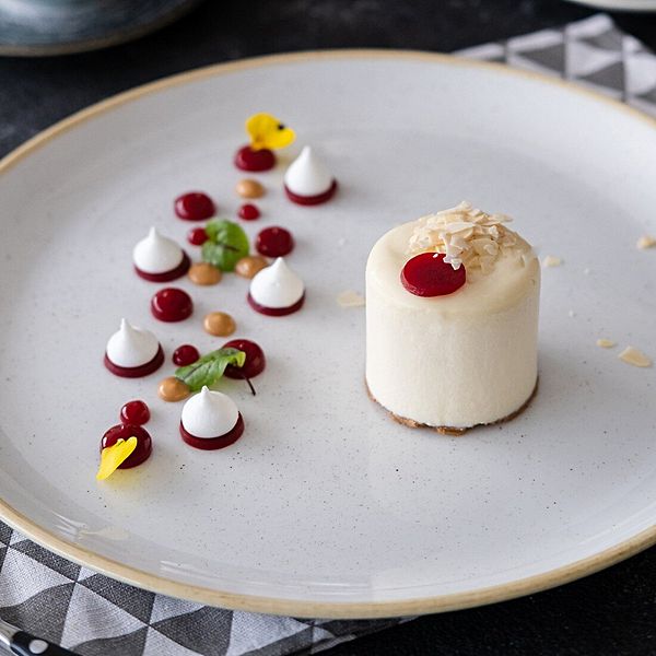 Чизкейк с клубникой