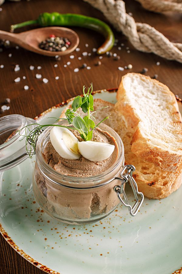 Нежный паштет из куриной печени