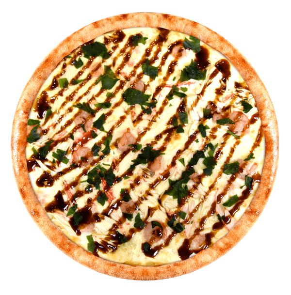 Пицца с крабом