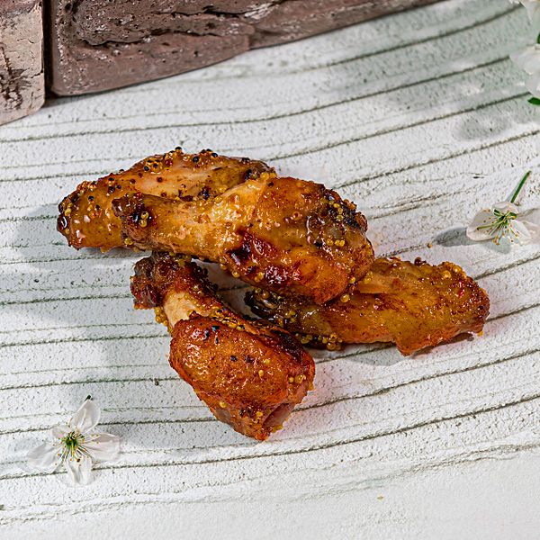 Крылья медово-горчичные