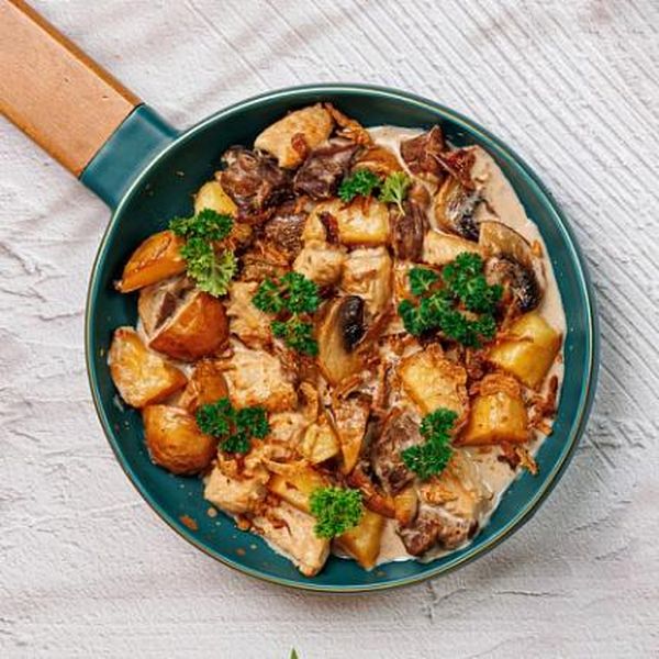 Сковородка с мясом