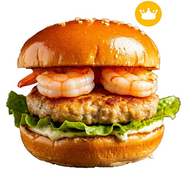 Бургер Цезарь с Креветкой King
