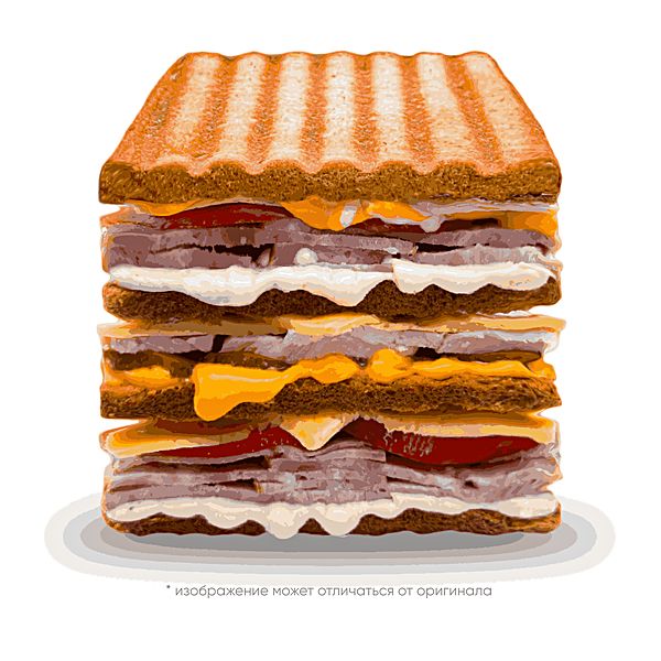 Сэндвич тройной мясной