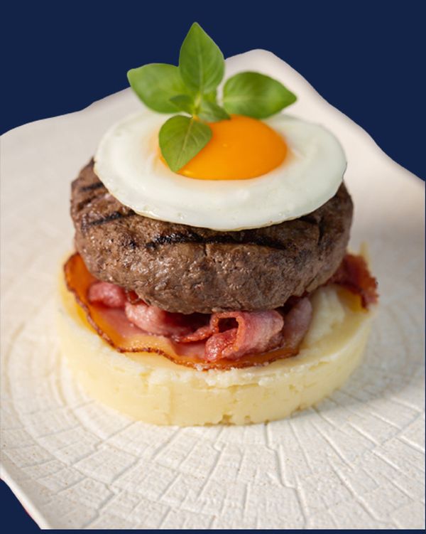 Бифштекс с пюре