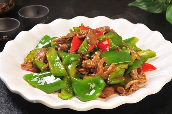 Жареный перец с говядиной