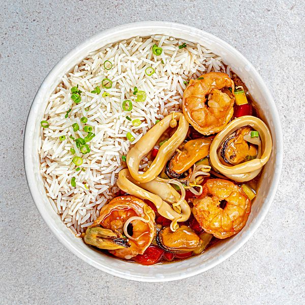 Рис ФРАЙ с морепродуктами