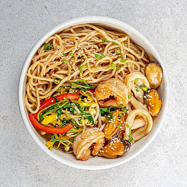 Удон с морепродуктами