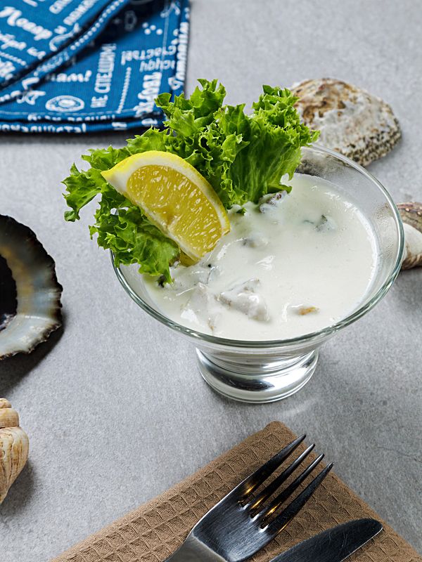 Рапаны в сливочном соусе