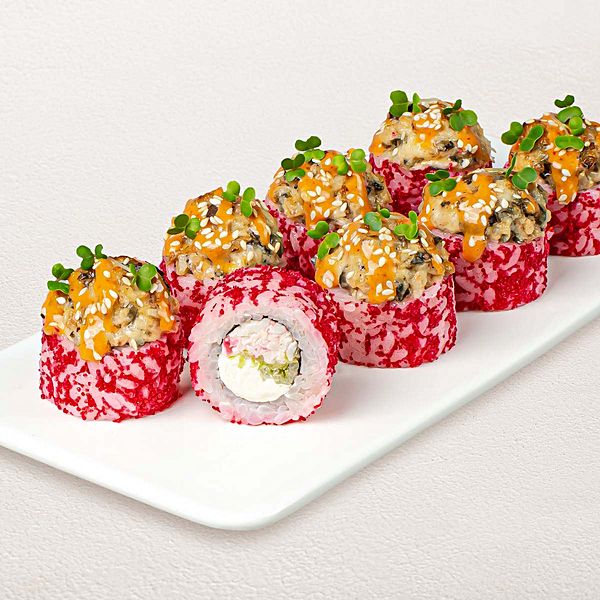 Шеф-ролл с угрём