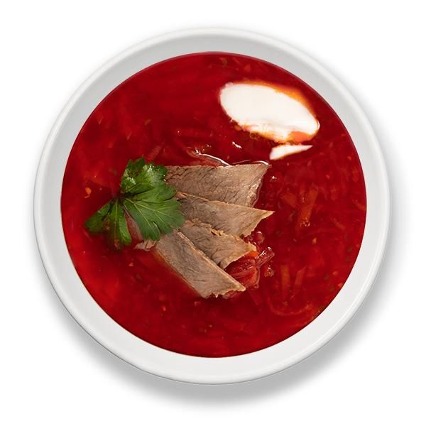 Борщ с телятиной