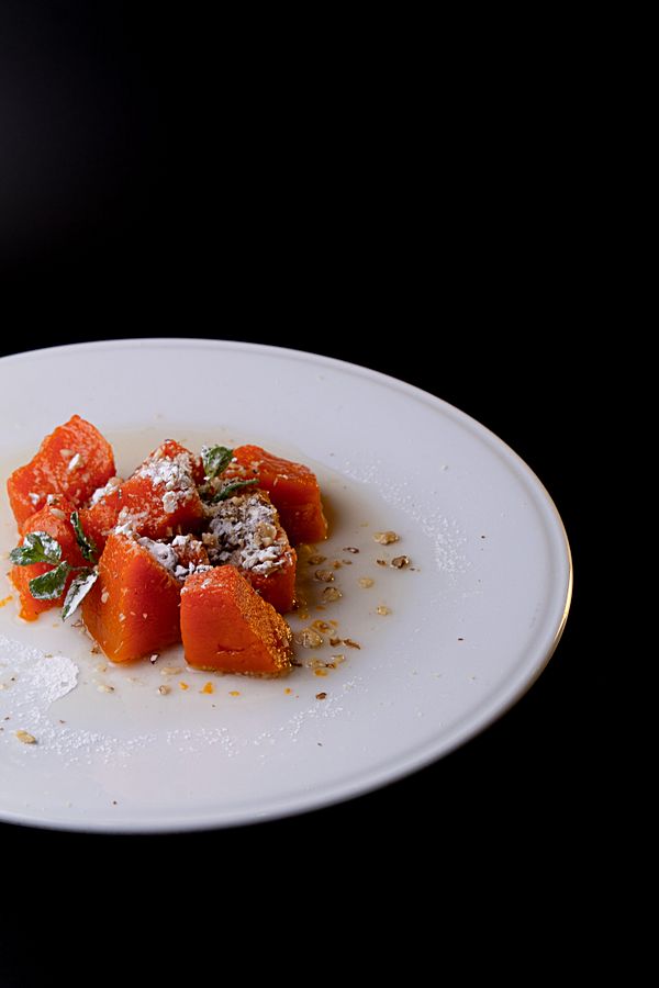 Тыква с урбечем