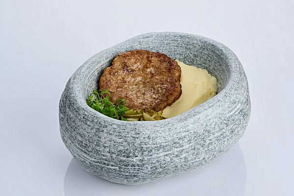 Куриная котлета с пюре