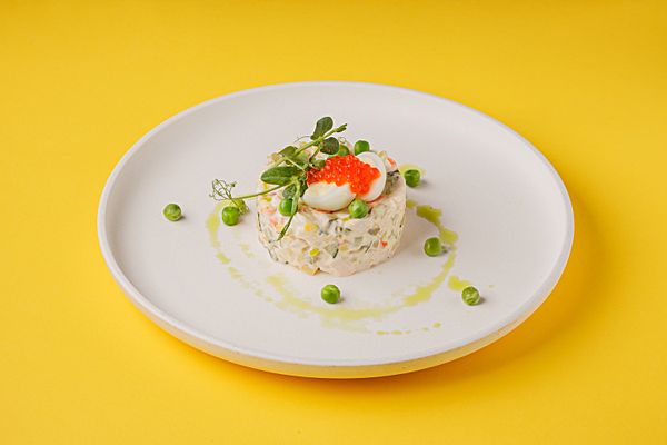 Оливье с курицей