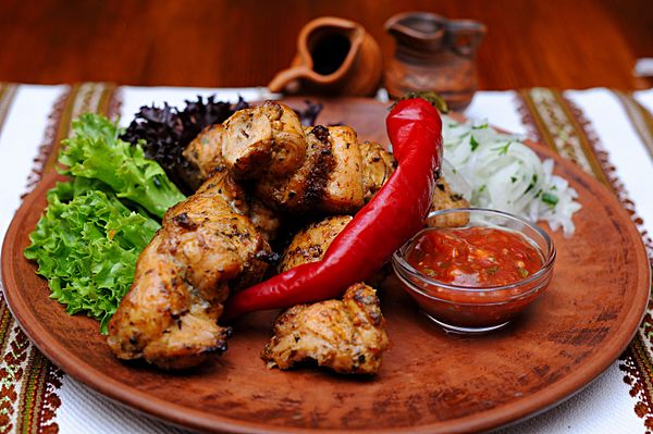 Шашлык из курицы