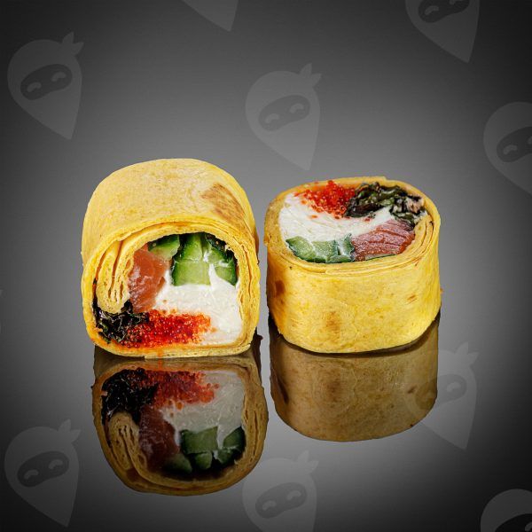 Тортилья с лососем