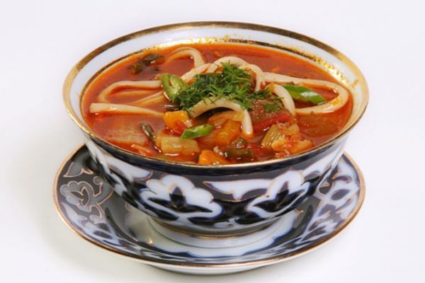 Лагман с телятиной