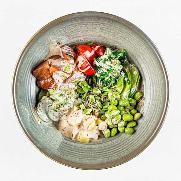 Поке с лососем