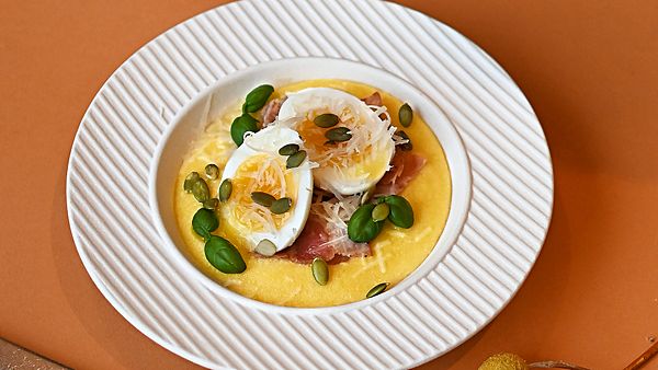 Полента с Беконом