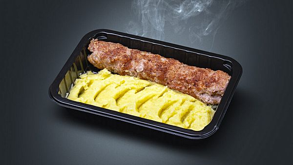 Люля-кебаб свиной и пюре