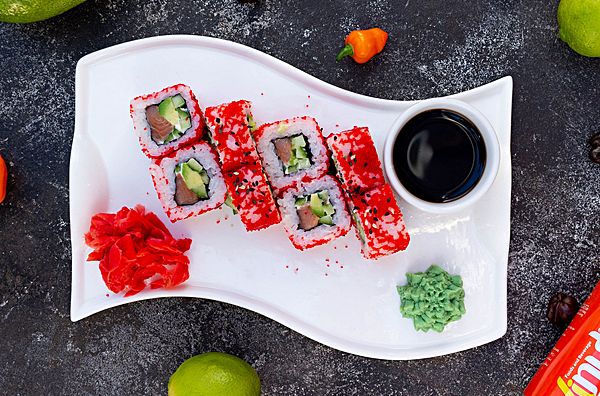 Калифорния с лососем