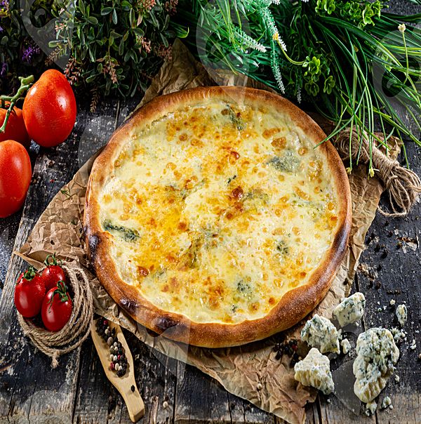 Пицца 4 сыра