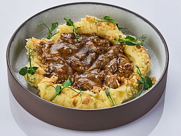 Бефстроганов с говядиной