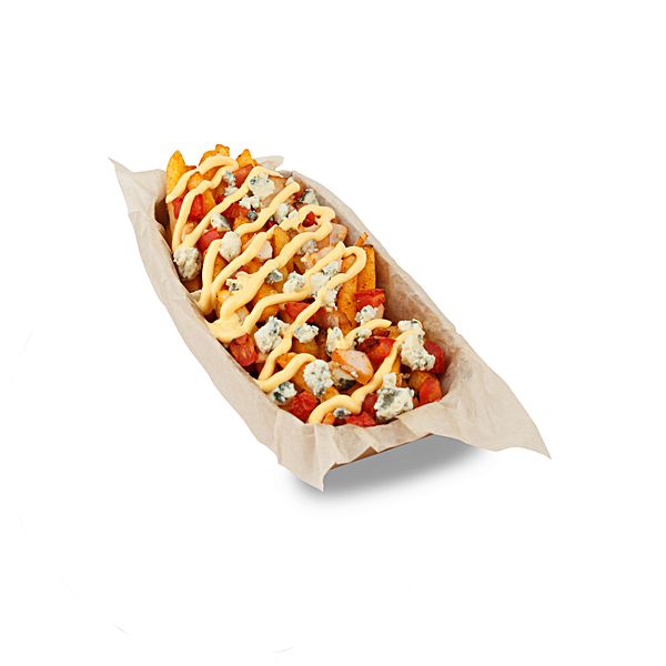 Картофель с цыпленком и сыром блю чиз