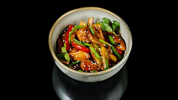 Рис с курицей и овощами