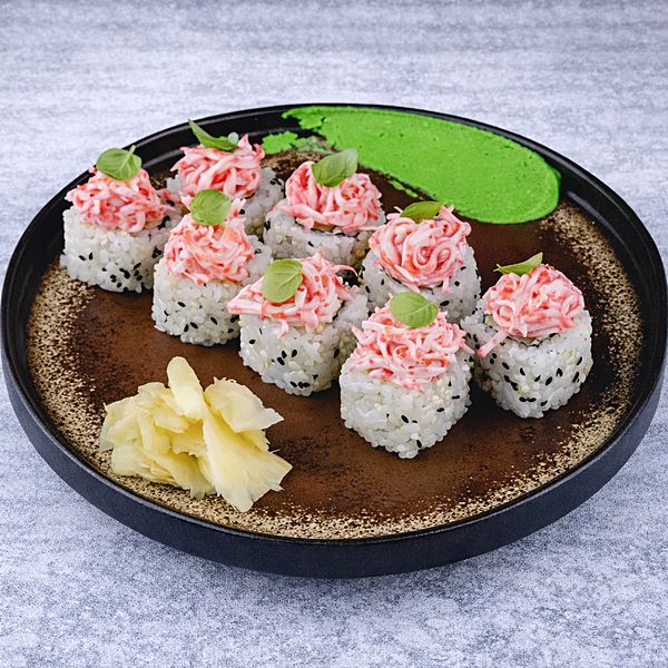 Ролл со снежным крабом