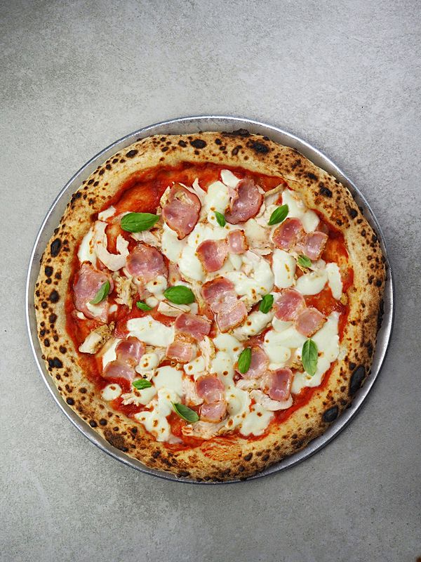 Курица, бекон