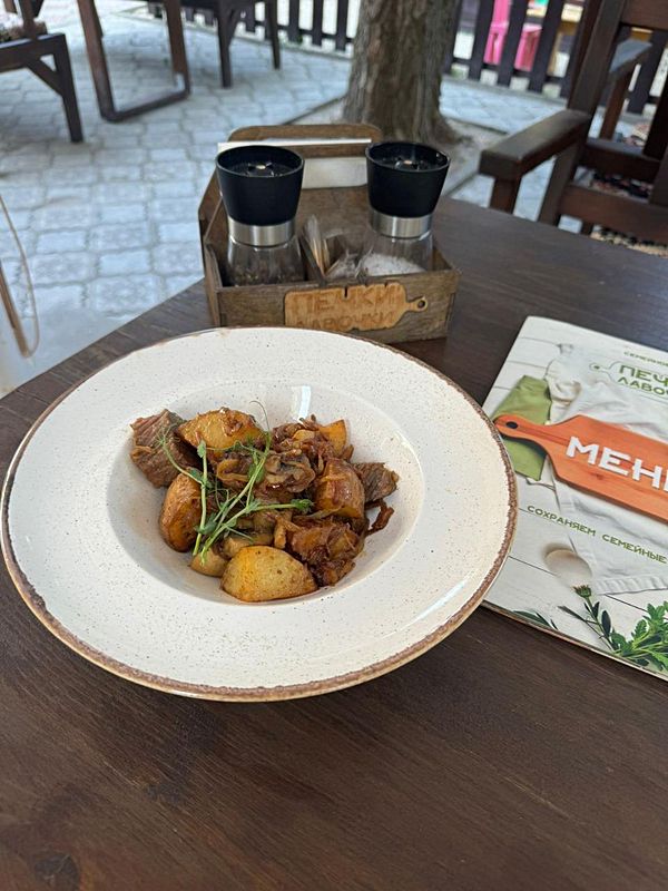 Тушеная телятина