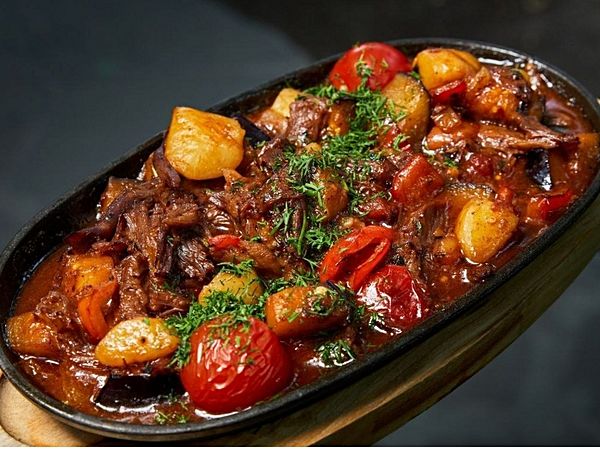 Сковорода Говядина по-тайски