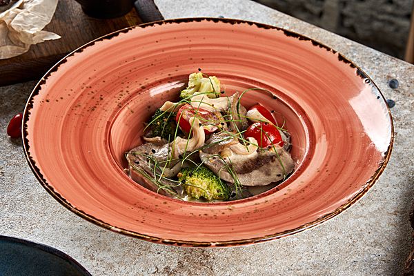 Язык говяжий с овощами