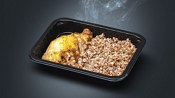 Бедро куриное и гречка