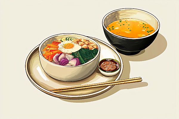 Пибимпаб, корейская кухня