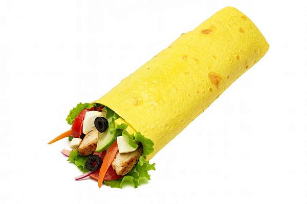 Шаурма Цезарь с курицей в лаваше