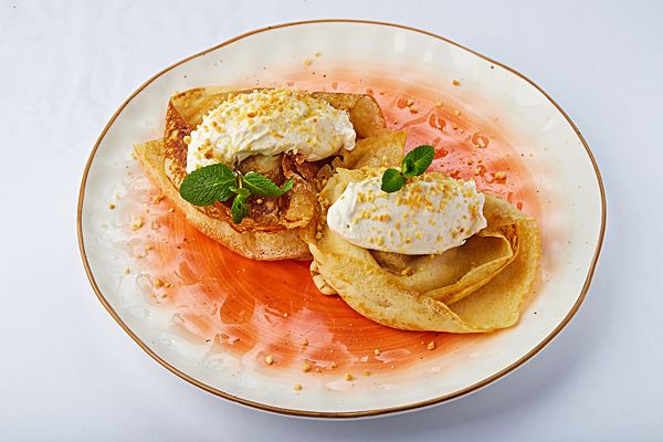 С манго, маскарпоне, арахисом