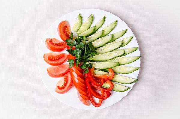 Овощная тарелка