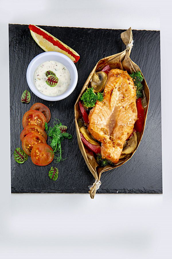 Стейк из лосося