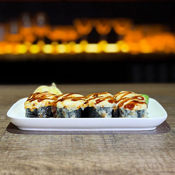 Запеченный с креветкой