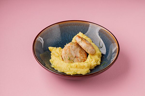 Пюре с котлетой