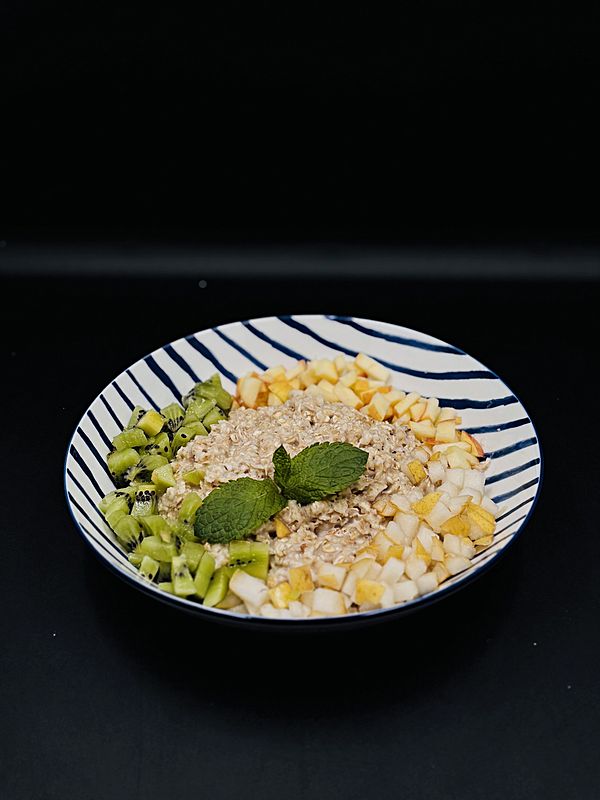 Овсянка с фруктами