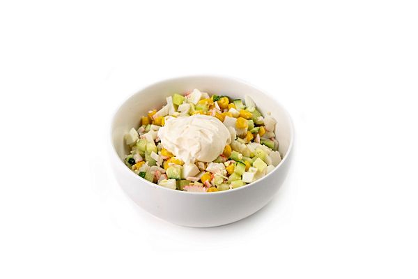 Салат легкий крабовый