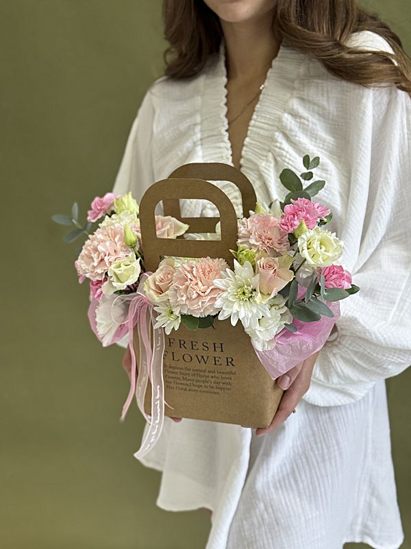 Авторская композиция в сумочке для мамы