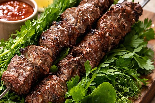 Шашлык из говяжьей вырезки