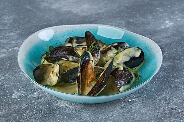 Мидии в створках